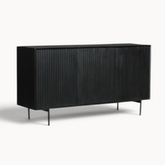 Dressoir Sova 165 cm Zwart