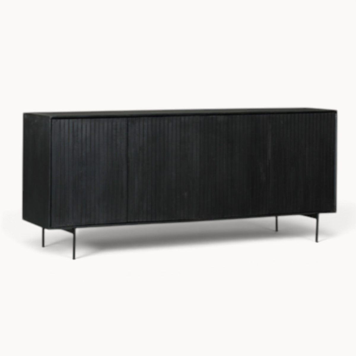Dressoir Sova 210 cm Zwart