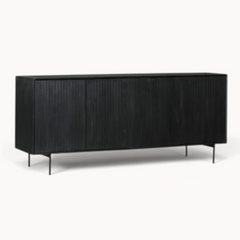 Dressoir Sova 210 cm Zwart