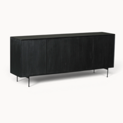 Dressoir Sova 210 cm Zwart