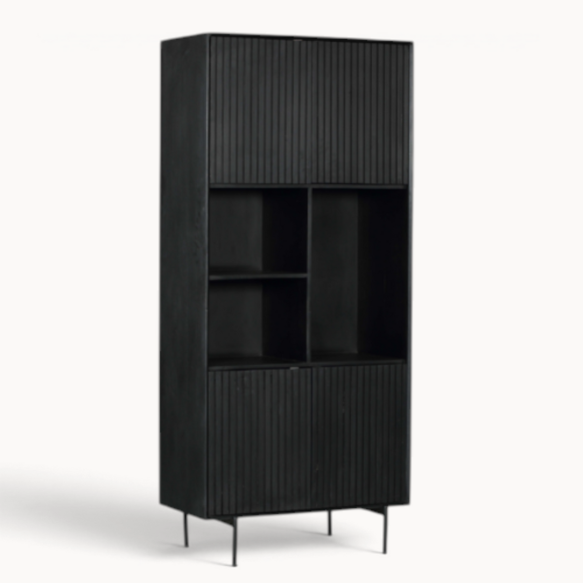 Boekenkast Sova 90 cm Zwart