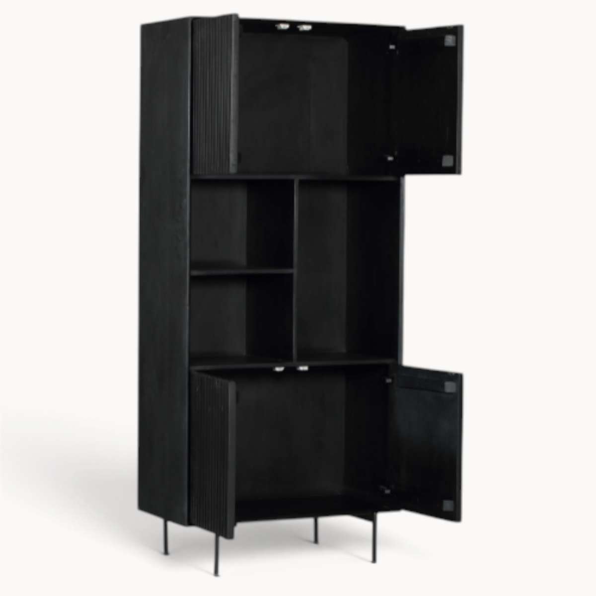 Boekenkast Sova 90 cm Zwart