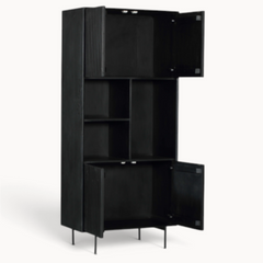 Boekenkast Sova 90 cm Zwart