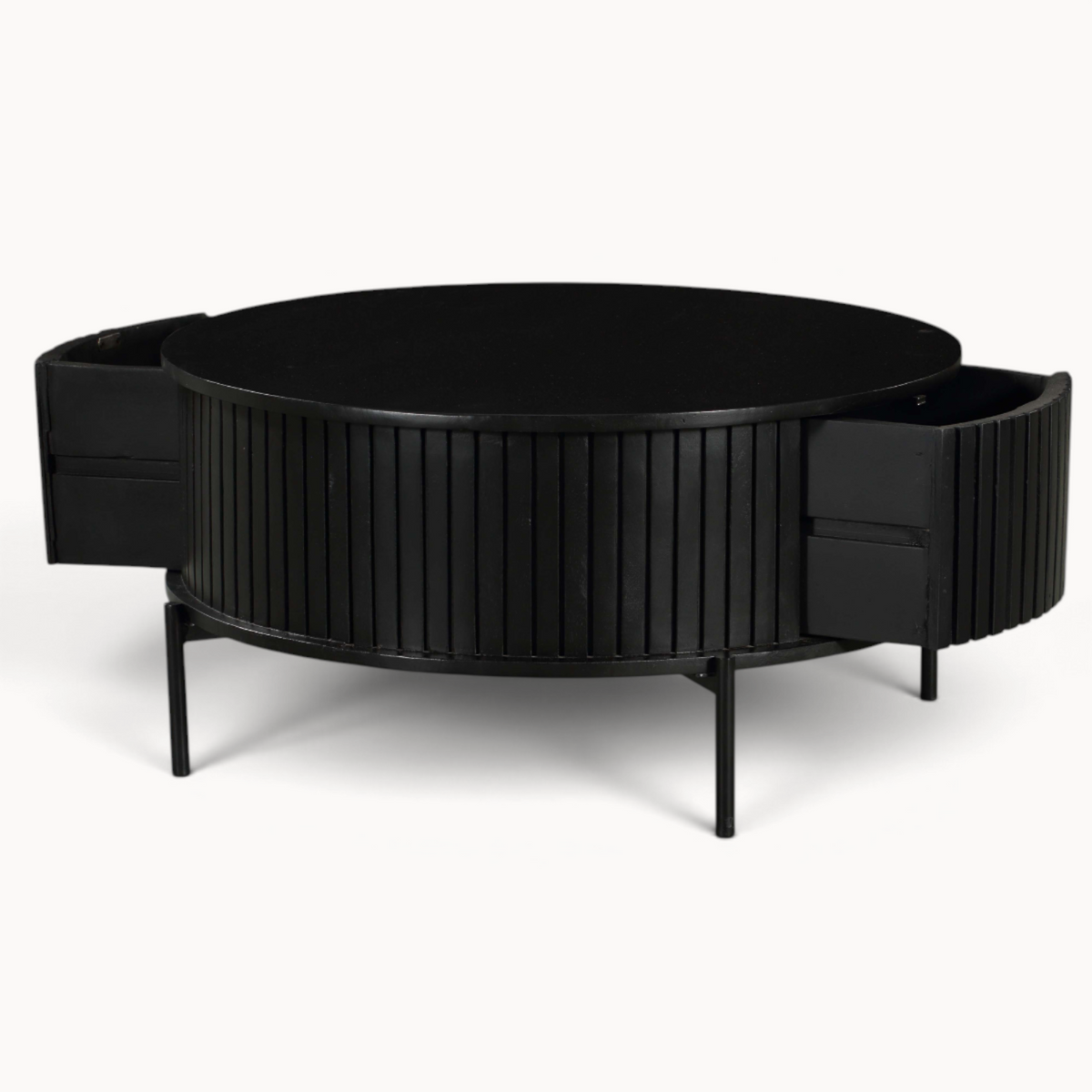 Ronde salontafel Sova Zwart