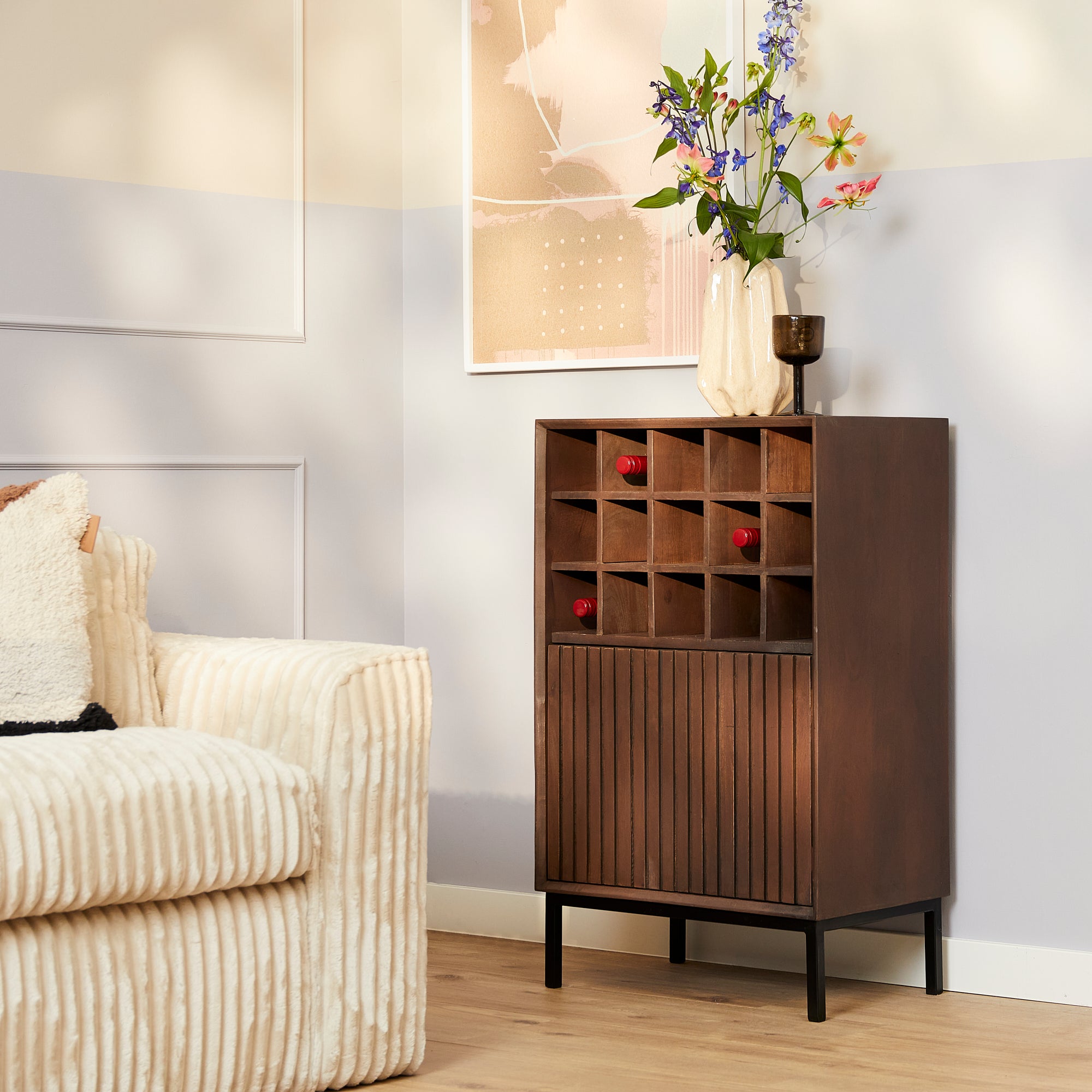 Wijnkast Madison Walnut