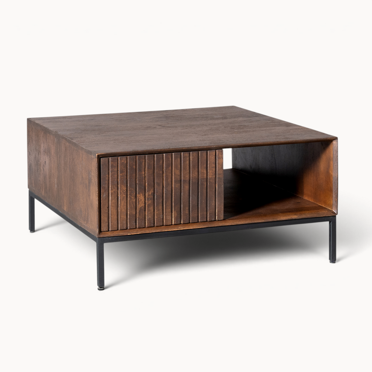 Vierkante salontafel Sova Bruin