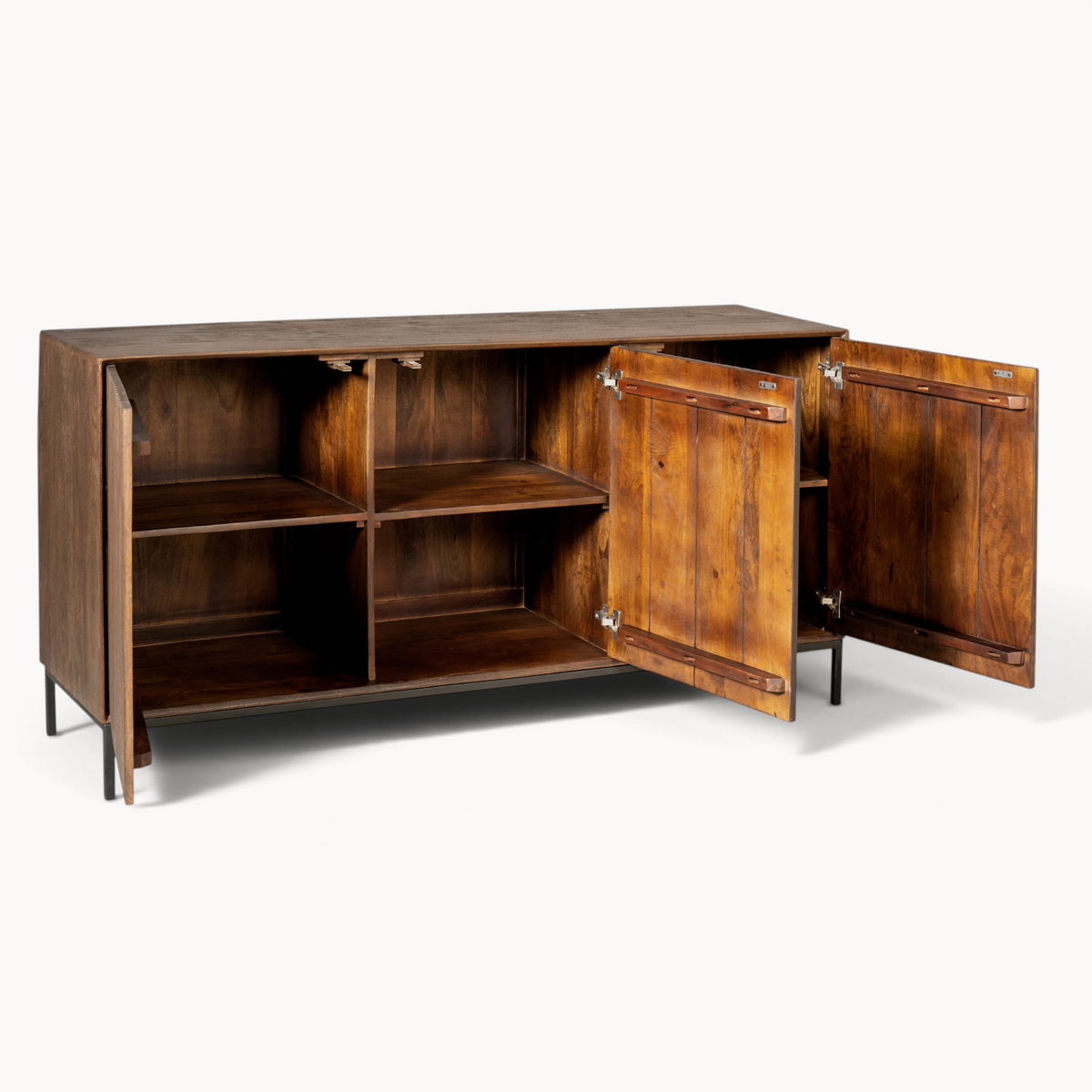 Dressoir Sova 165 cm Bruin