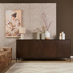 Dressoir Sova 210 cm Bruin