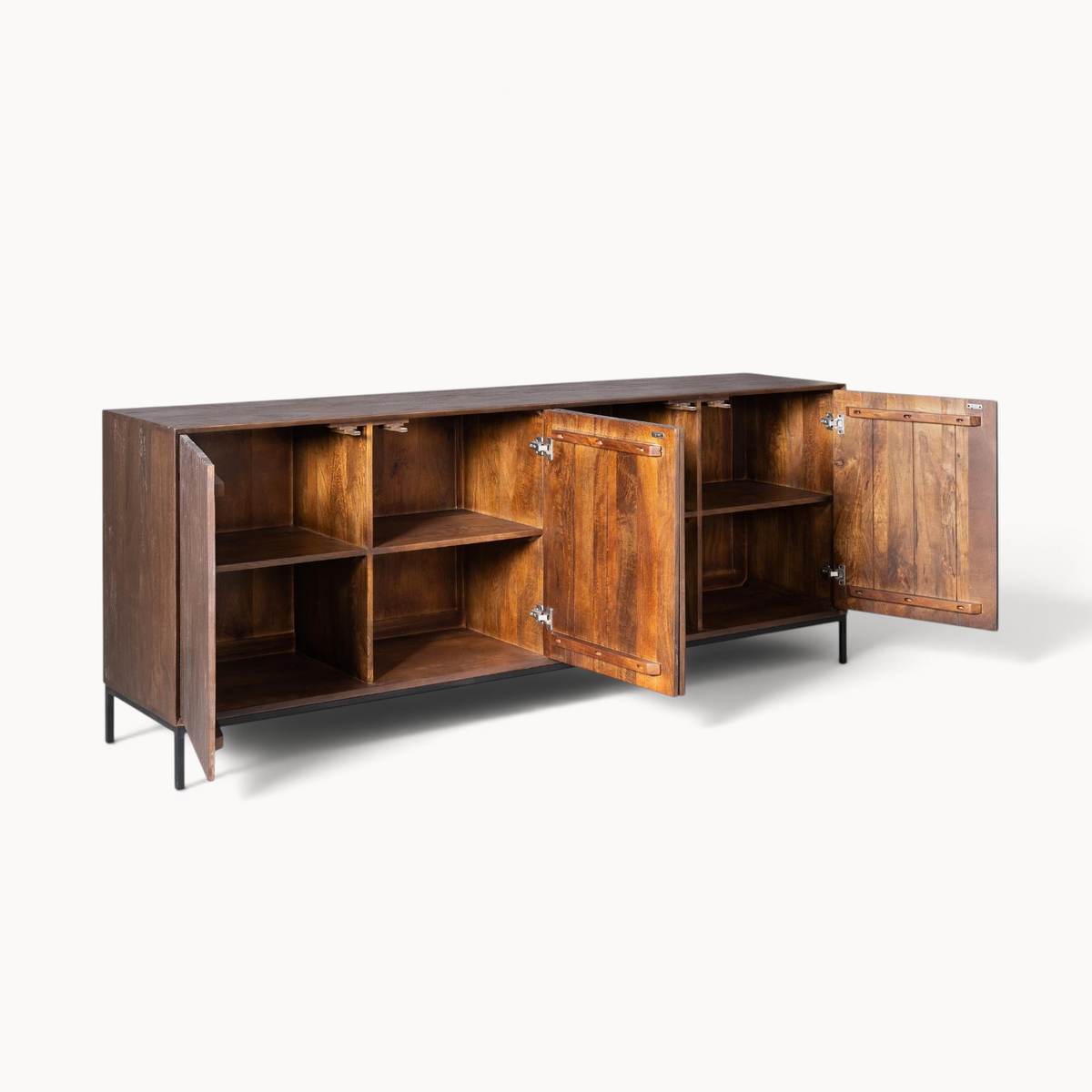 Dressoir Sova 210 cm Bruin