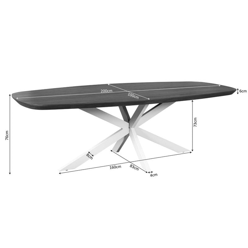 Eettafel Sova Ovaal-zoom-