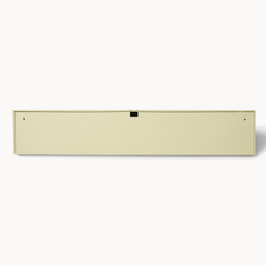 Aika zwevend tv meubel Sova in zandkleur met een minimalistisch en strak design voor aan de muur.