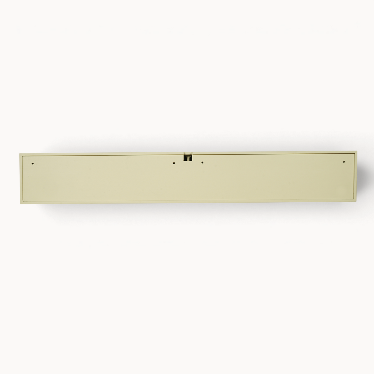 Aika Sova zwevend tv-meubel in zandkleur met een strak en minimalistisch design voor aan de muur