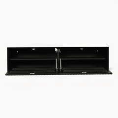 Zwevend tv meubel Sova 120 cm Zwart