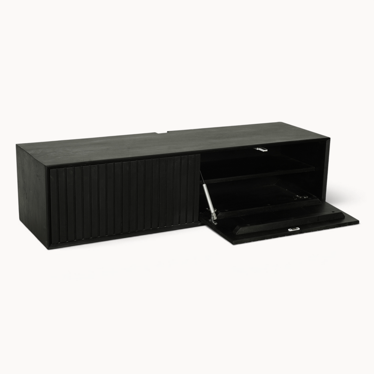 Zwevend tv meubel Sova 120 cm Zwart