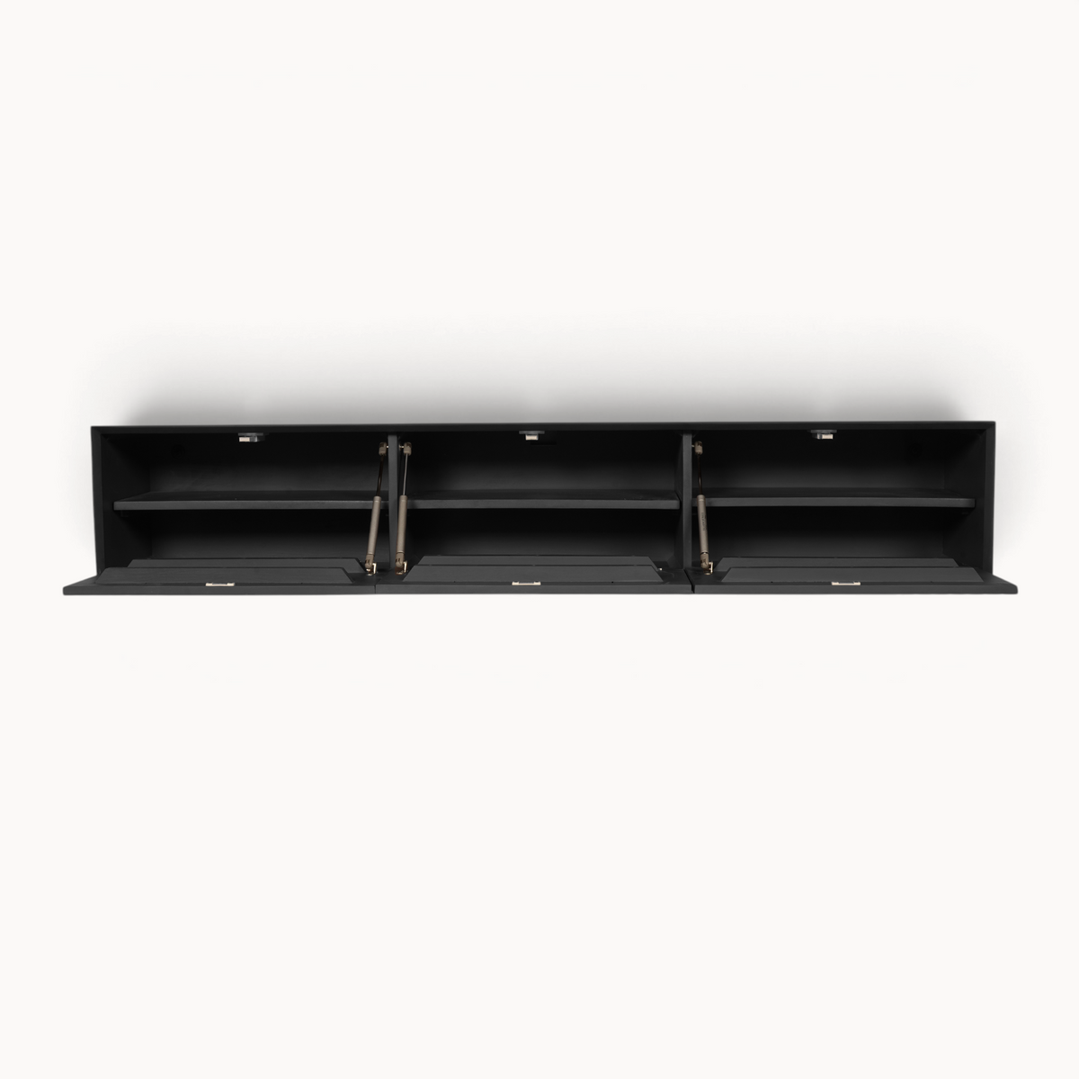 Zwevend tv meubel Sova 160 cm Zwart