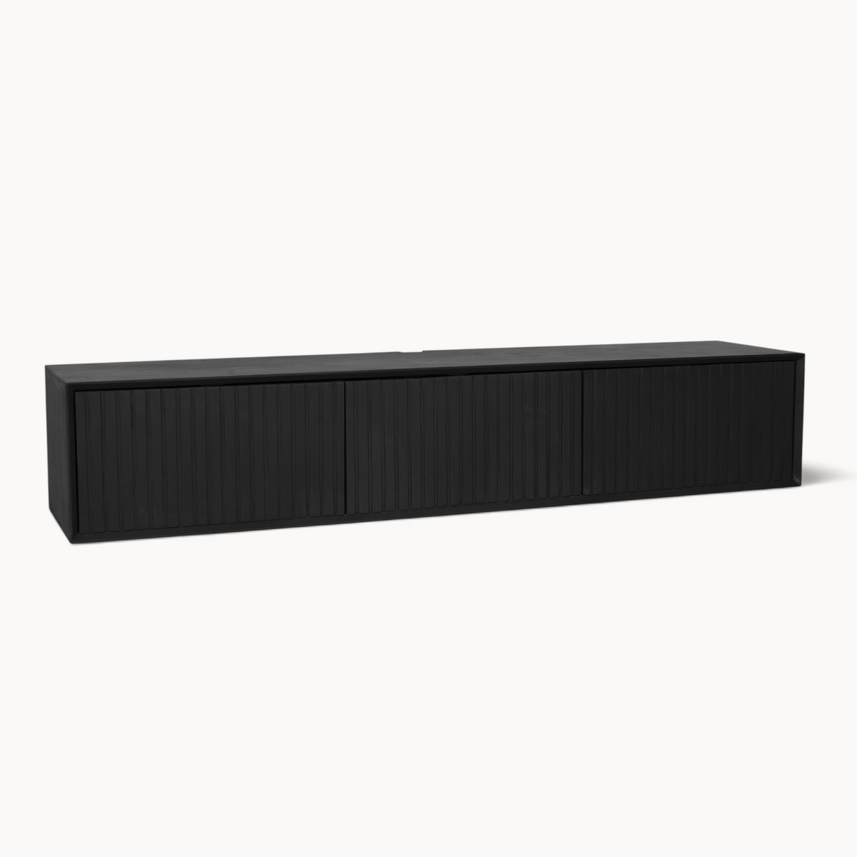 Zwevend tv meubel Sova 160 cm Zwart