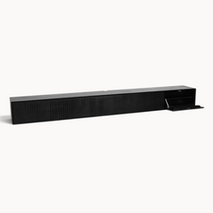 Zwevend tv meubel Sova 280 cm Zwart