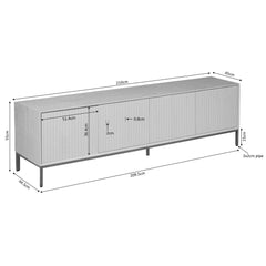 Tv meubel Sova 210 cm Naturel