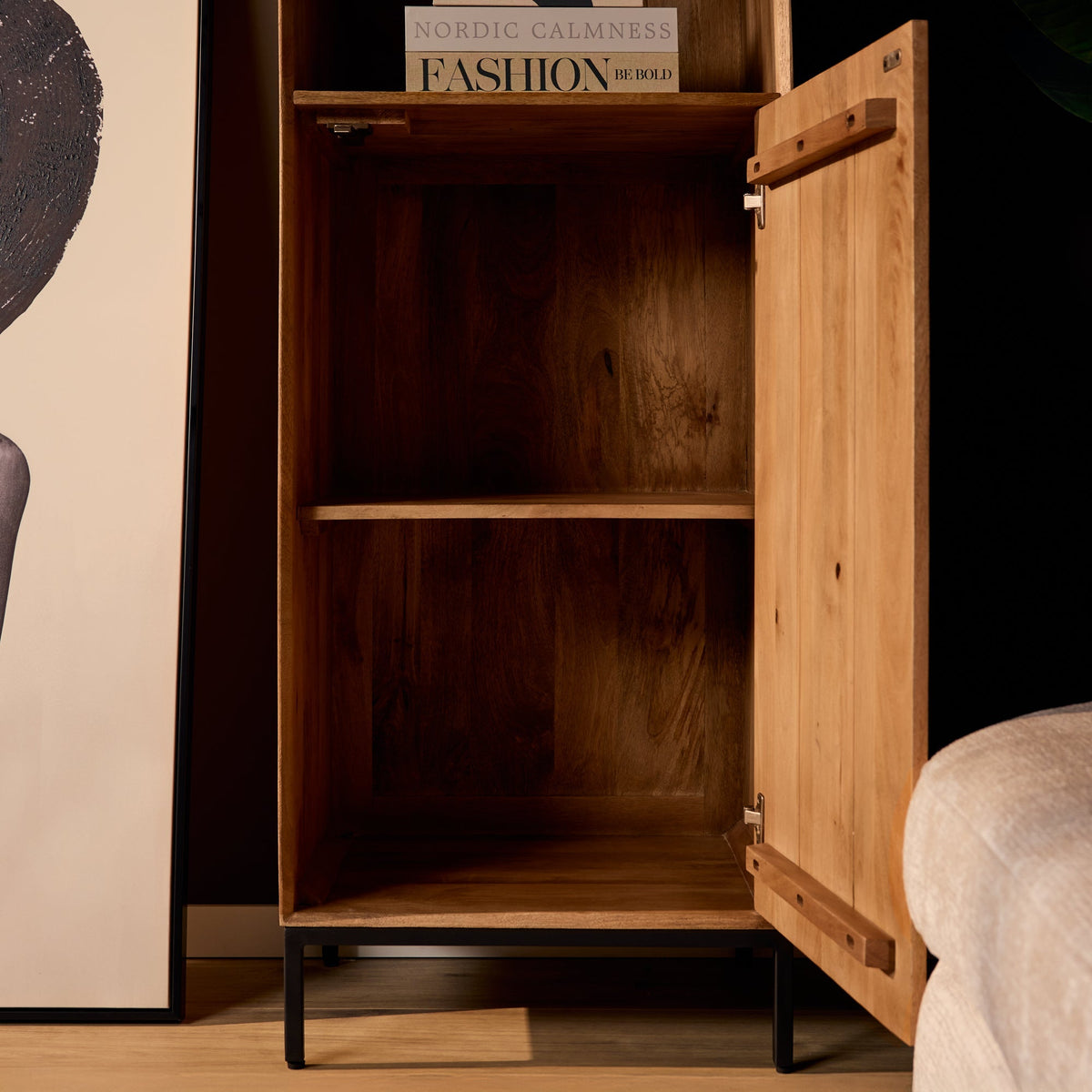 Boekenkast Sova 55 cm Naturel