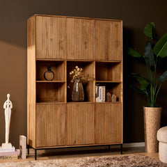 Boekenkast Sova 135 cm Naturel