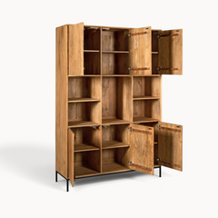 Boekenkast Sova 135 cm Naturel