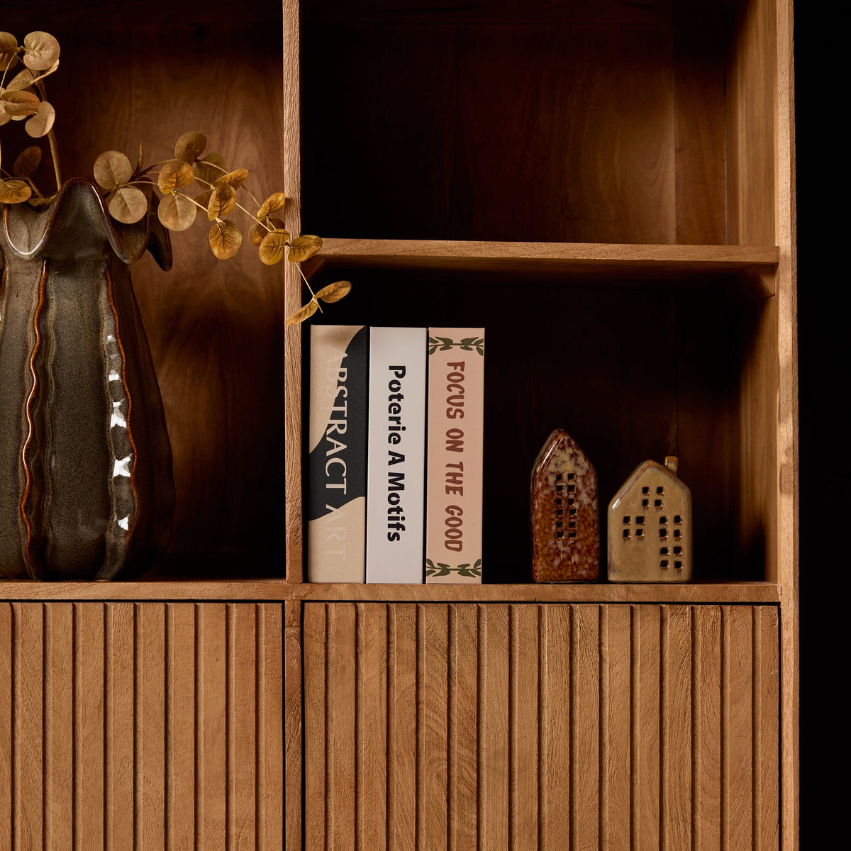 Boekenkast Sova 135 cm Naturel