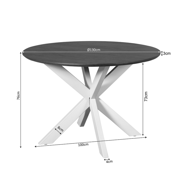 Eettafel Sova Rond-zoom-