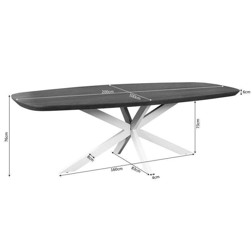 Eettafel Sova Ovaal-zoom-