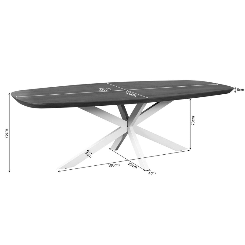 Eettafel Sova Ovaal-zoom-