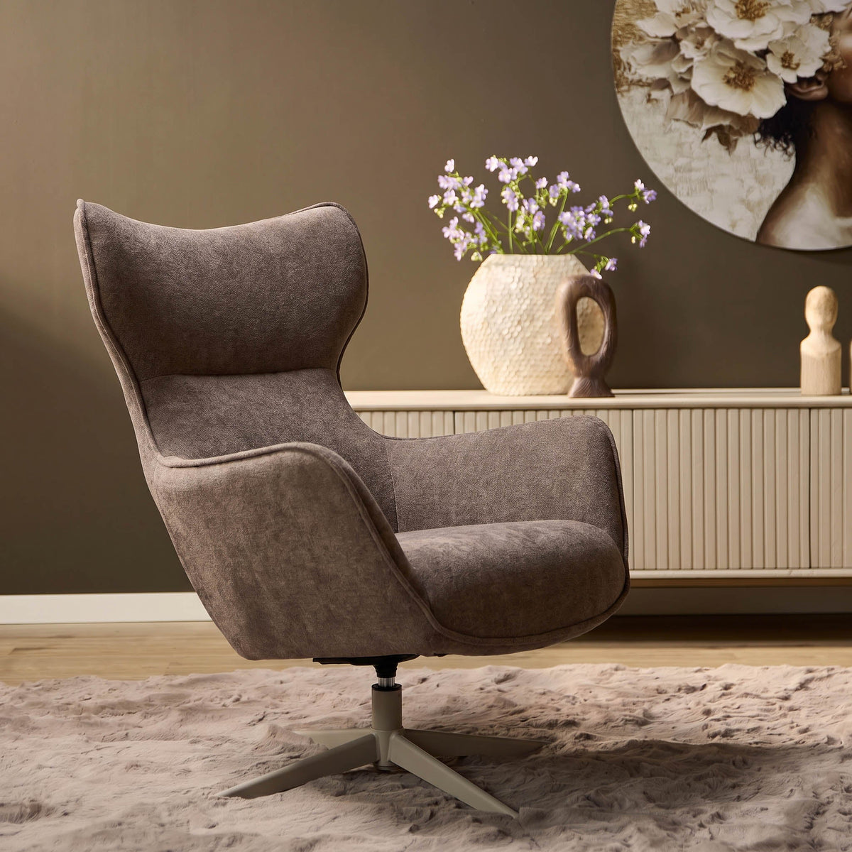 Draaibare fauteuil Suzu
