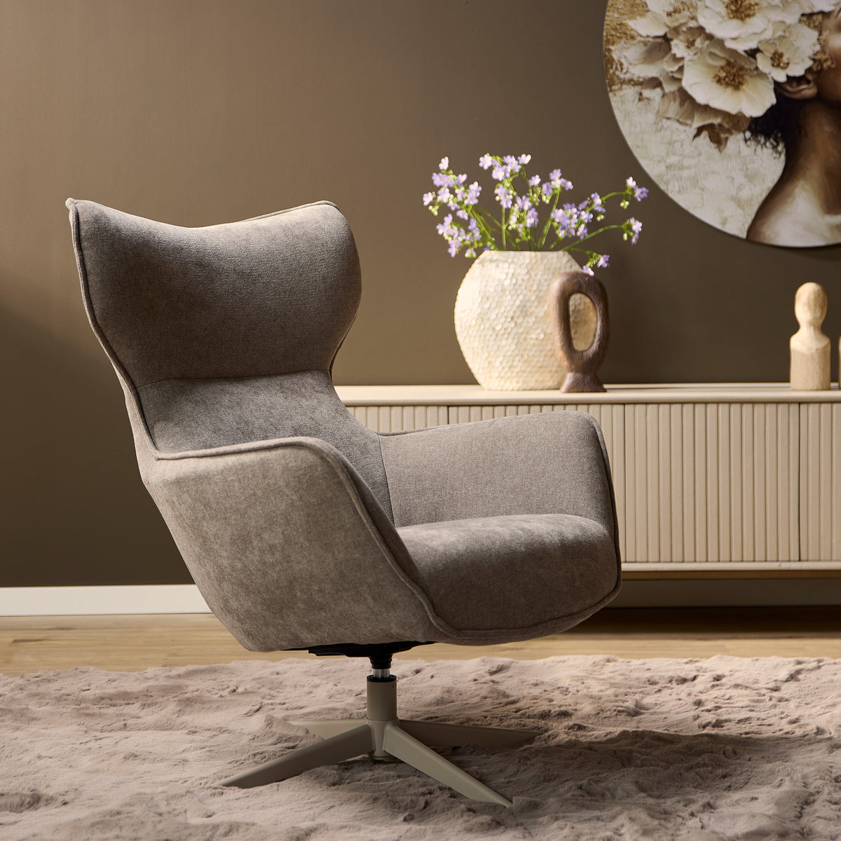 Draaibare fauteuil Suzu