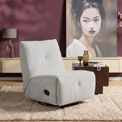 Relaxfauteuil Yasu Licht grijs