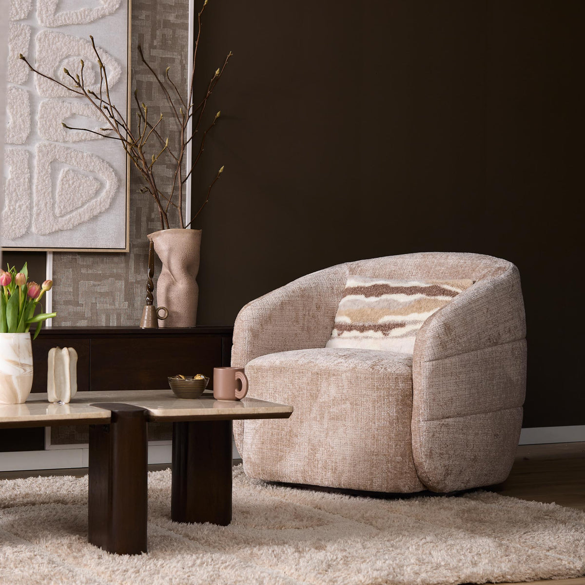 Draaibare fauteuil Kaze-3