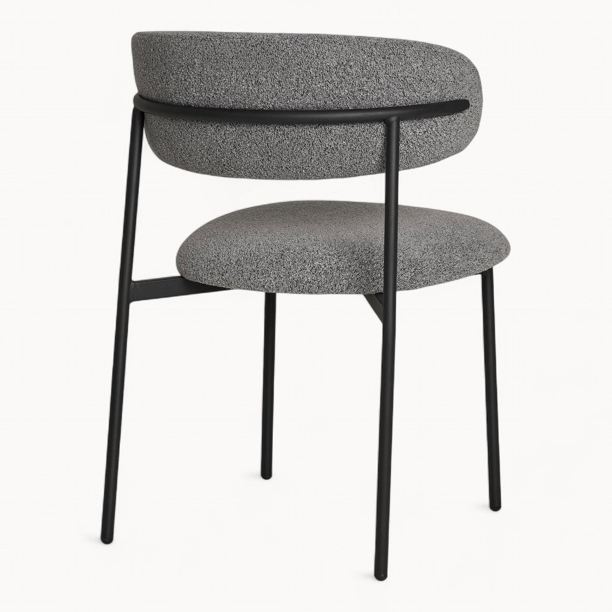 Bouclé stoelen Nord, 2 stuks