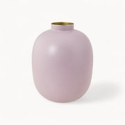 Vase Metal Matt Lilac 32cm