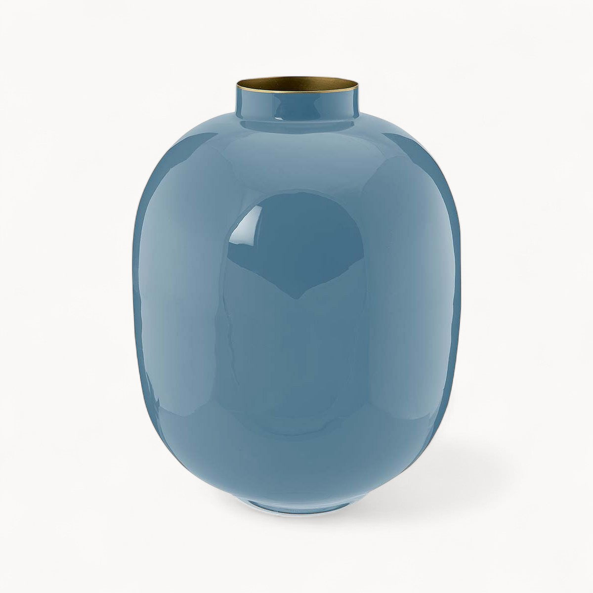 Vase Metal Blue 32cm