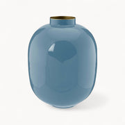 Vase Metal Blue 32cm