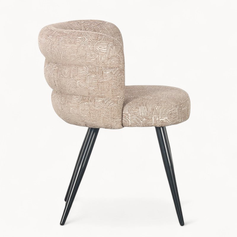 Gestoffeerde stoelen Fay, 2 stuks