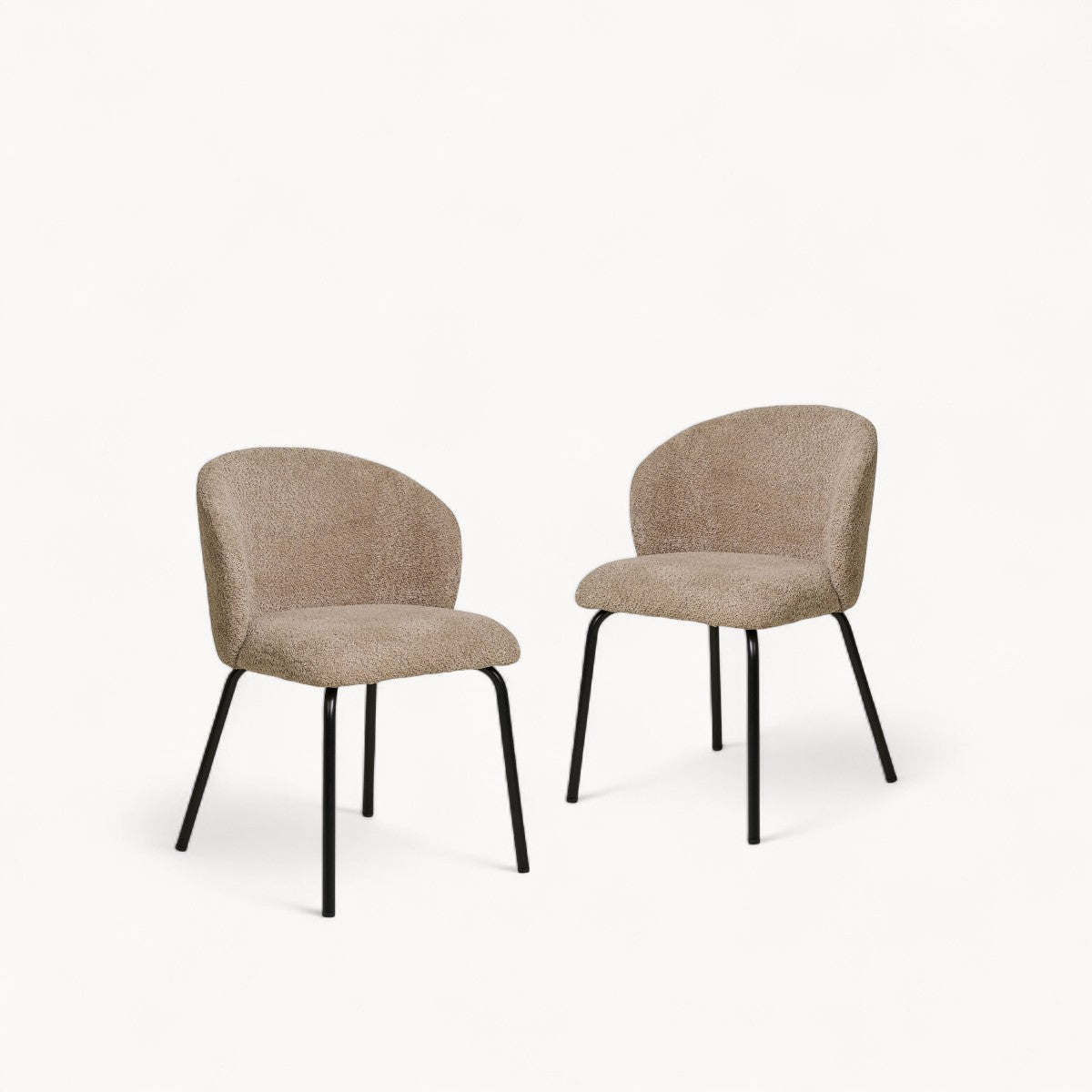 Gestoffeerde stoelen Cielo, 2 stuks