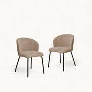 Gestoffeerde stoelen Cielo, 2 stuks
