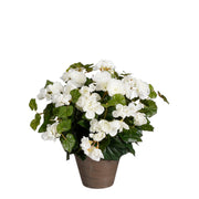 Begonia Kunstplant 37 cm (in bloempot)