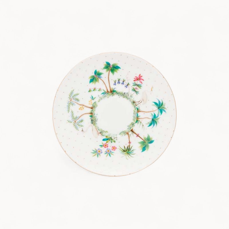 Set/2 Cups & Saucers Jolie Dots Gold 280ml