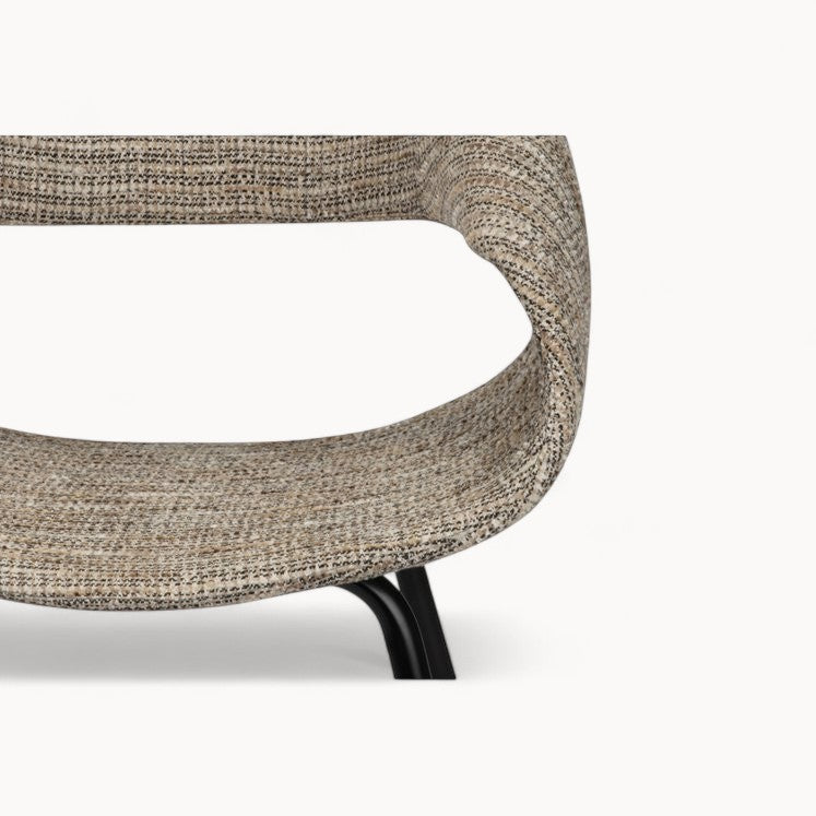 Gestoffeerde stoelen Whale, 2 stuks