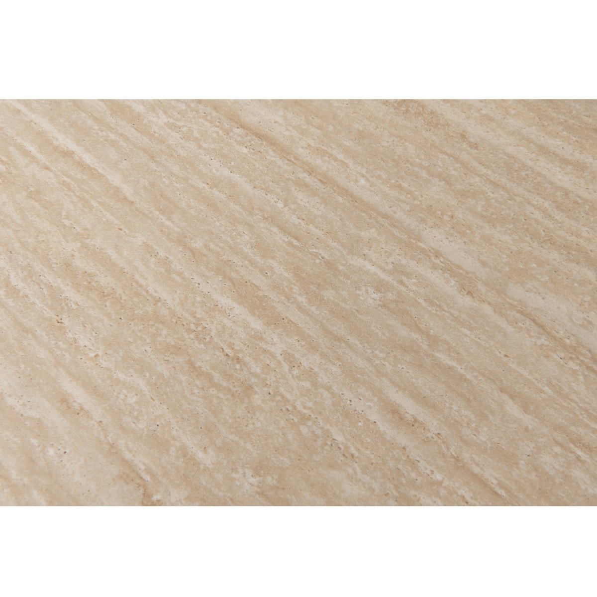 Bijzettafel Sand met massieve, geribbelde zuilvoet en verfijnd blad