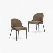 Gestoffeerde stoelen Fjord, 2 stuks