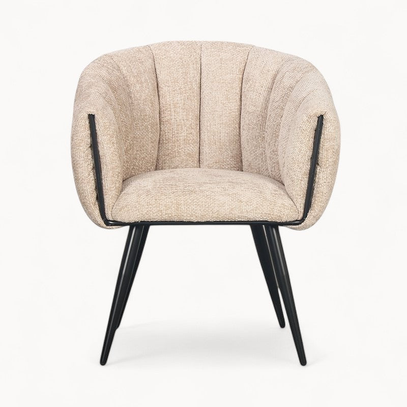 Gestoffeerde stoelen Cairo, 2 stuks