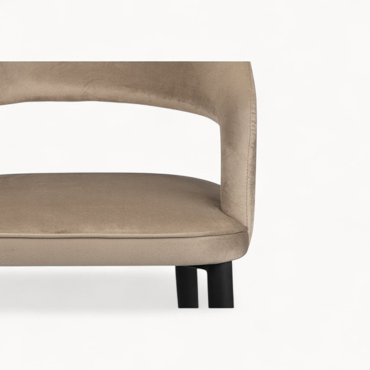 Gestoffeerde stoelen Lois, 2 stuks