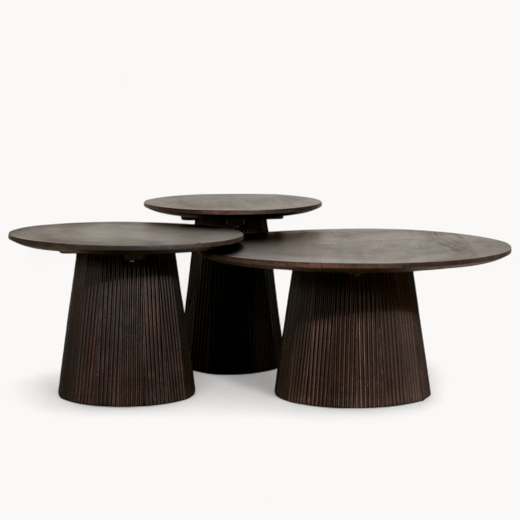 Bijzettafel Sorèn van mangohout - 50 cm