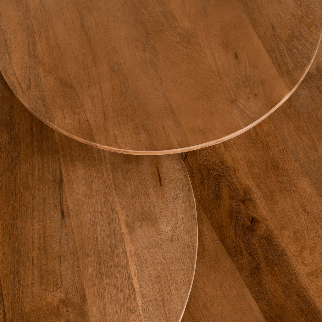 Bijzettafel Sorèn van mangohout - 60 cm