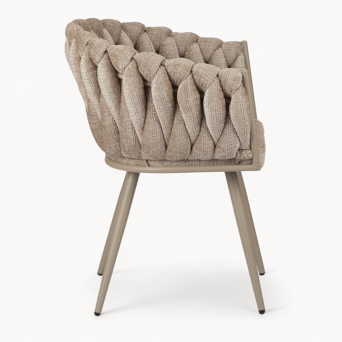 Gevlochten stoelen Nodo, 2 stuks